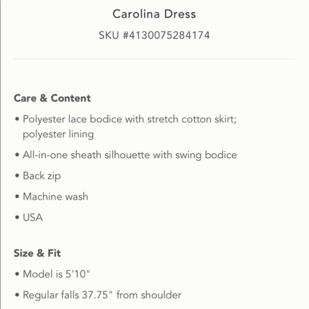 Anthropologie Weston Carolina Dress - Picture 3 of 3